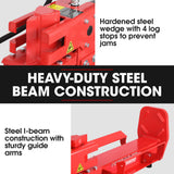 BAUMR-AG 20 Tonne Petrol Hydraulic Wood Log Splitter, Horizontal and Vertical Logsplitter - HPS500