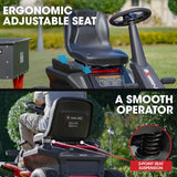 BAUMR-AG 30 Inch 48V Electric Ride On Lawn Mower Brushless Lawnmower 30" - 300RX
