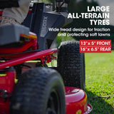 BAUMR-AG 36 Inch 48V Electric Ride On Lawn Mower Brushless Lawnmower - 360RX