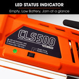 UNIMAC CLS500 15-50mm 18ga 2-in-1 Stapler/Brad Nail Gun, Cordless 20V Lithium Nailer