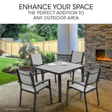 Fortia 90 x 90cm Outdoor Dining Table, Square, Furniture for Outside