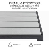 Fortia 90 x 90cm Outdoor Dining Table, Square, Furniture for Outside