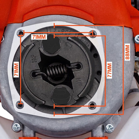 BAUMR-AG 2-Stroke Engine for Post Hole Digger, Pole Saw, Brushcutter