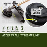 BAUMR-AG 65cc 7in1 Long Reach Garden Multi-tool, Pole Saw, Hedge & Line Trimmer, Brush Cutter, 12" Tree Trimming Pruning Chainsaw Bar, 2 Extension Shafts