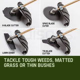 Baumr-AG Pole Chainsaw Brush Cutter Whipper Snipper Hedge Trimmer Multi Tool