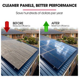 JET-USA 5.5m Telescopic Rotary Surface Cleaner Brush, for Solar Panels, Walls, Windows, M22 Pressure Washer Connection