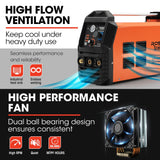 ROSSI Portable Inverter Welder Plasma Cutter, 3in1 Multi-function Cut/MMA/TIG Welding Machine, 15A Plug
