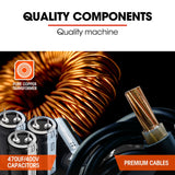 ROSSI 120 Amp Inverter Welder, 3in1 Portable MMA ARC /MIG Gasless /Lift-TIG Welding Machine, 15A Plug