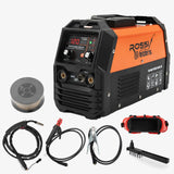 ROSSI 120 Amp Inverter Welder, 3in1 Portable MMA ARC /MIG Gasless /Lift-TIG Welding Machine, 15A Plug