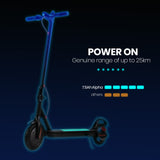 ALPHA Urban 8 Electric Scooter, Suspension, 25km Range, 8.5-Inch Wheels, Brushless Motor, Motorised Commuter eScooter for Adults, Black