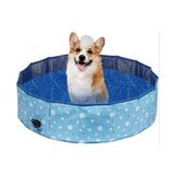 Floofi Pet Pool 120cm*30cm XL Blue Circle FI-SB-110-HR