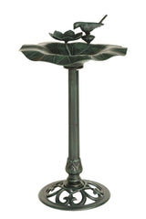 Lotus bird bath Dark Green