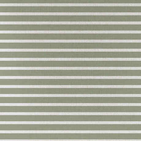 Cushion Cover-With Piping-Hampton Stripe Sage-45cm x 45cm