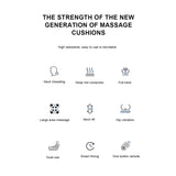 Orku Massager Cushion - Chair Seat Kneading Shiatsu Heat Massage Portable Car