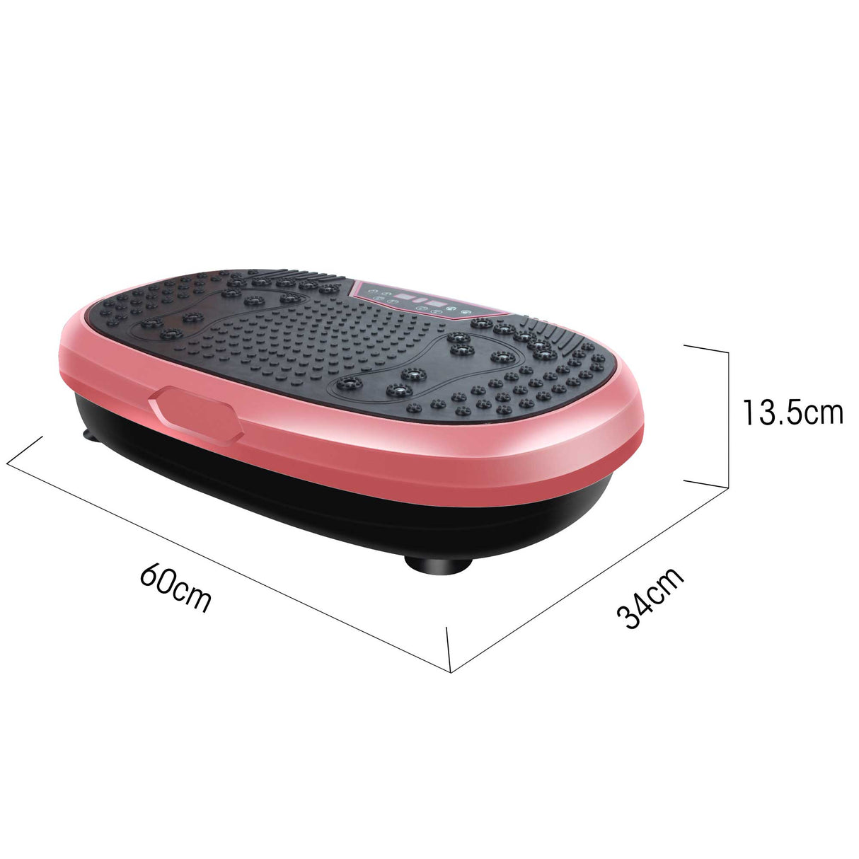 Social Hike 60cm Vibration Plate Machine Full Body Exercise Platform Pink