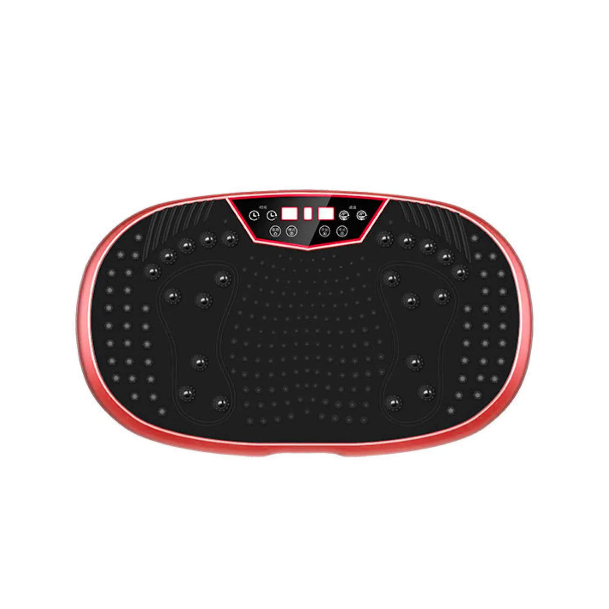 Social Hike 60cm Vibration Plate Machine Full Body Exercise Platform Red