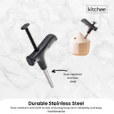 5x Kitchee Coconut Opener - Stainless Steel Hole Punch Kitchen Tool