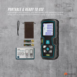 Tooleroo 70m Digital Laser Distance Measurer - LCD Area Volume Meter Tool