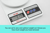 Klika Digital Kitchen Scales 10kg / 1gm Electronic Food Scale