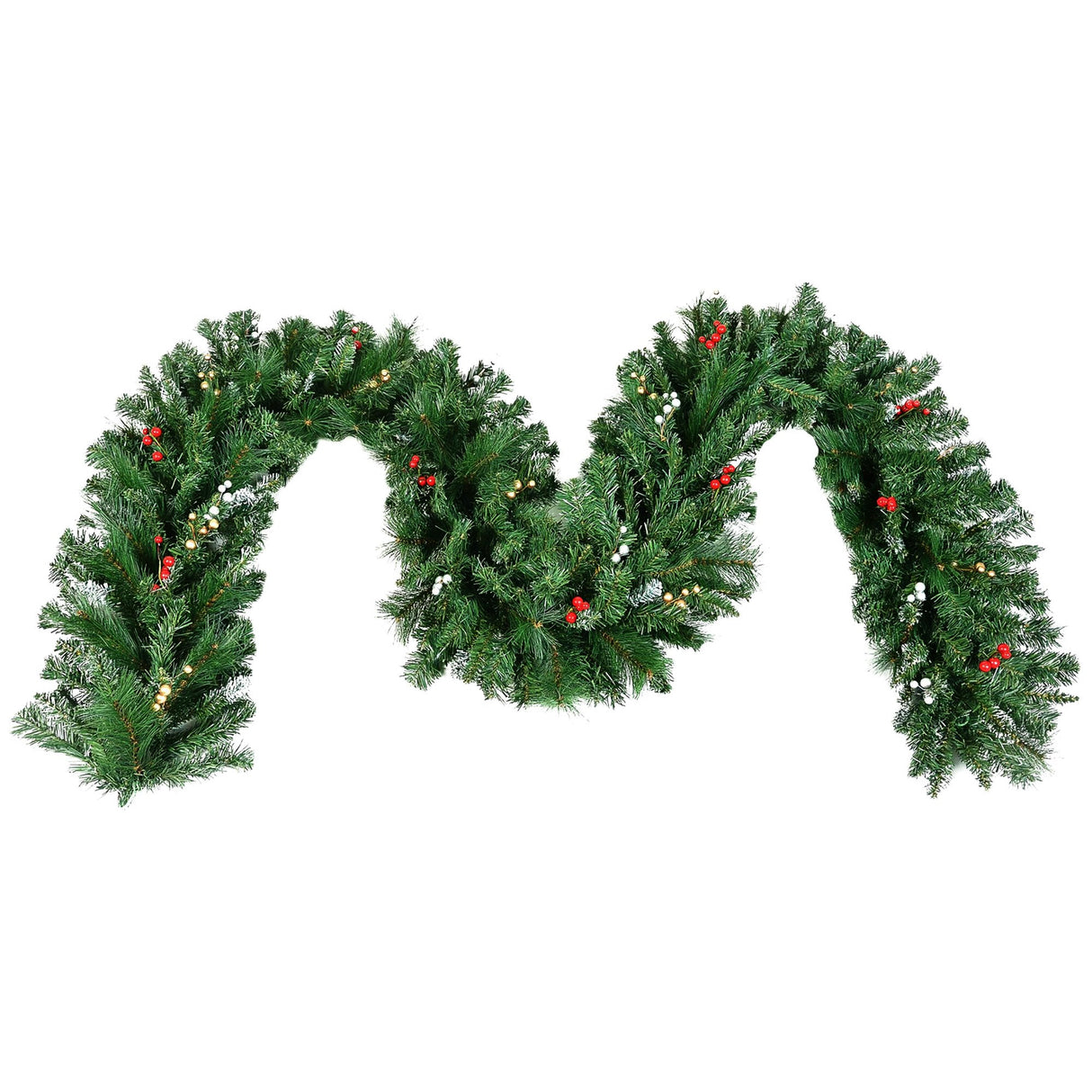 Christabelle 3.05m Christmas Garland with Berries Pine Tree Decoration Ornament