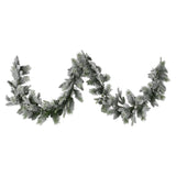 Christabelle 2.7m Christmas Garland Snowy with LED Lights Stamford Spruce Tree Decoration Ornament