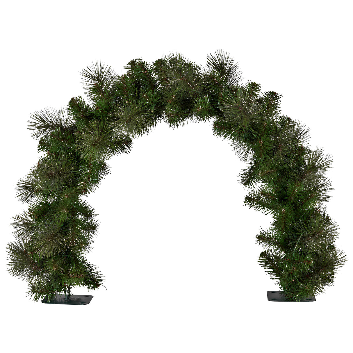 Christabelle 60cm Tabletop Christmas Archway Garland with LED Lights Gold Mantle Decoration Ornament