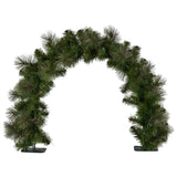 Christabelle 60cm Tabletop Christmas Archway Garland with LED Lights Gold Mantle Decoration Ornament