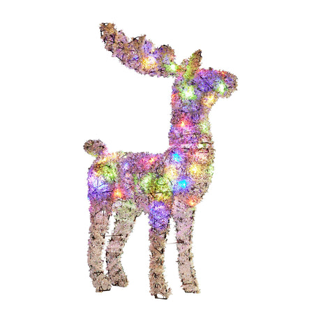 Christabelle 112cm Animated Reindeer Christmas LED Lights Indoor Outdoor Yard Statue Decoration