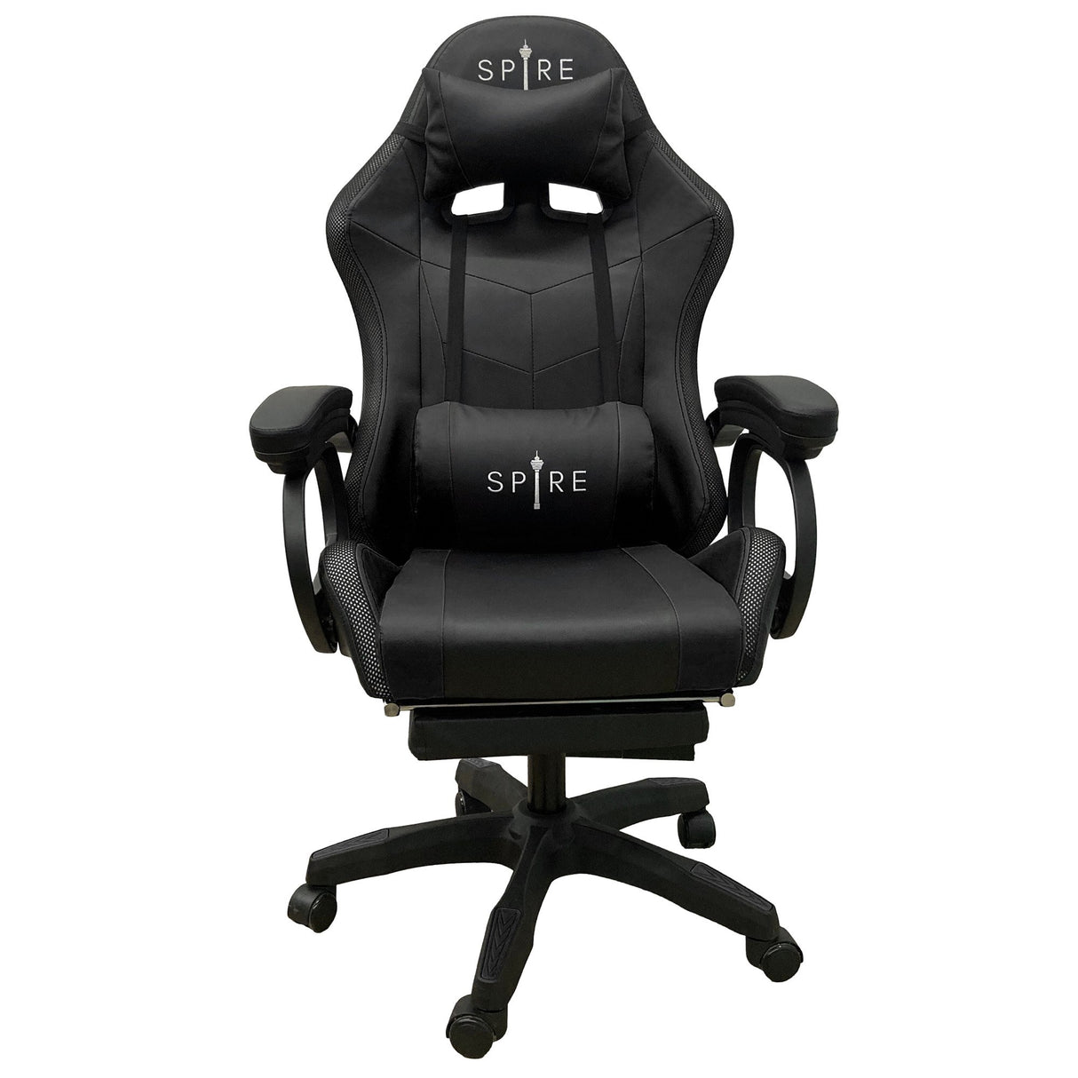 Intex Spire Onyx Led Massage Gaming Chair - Black