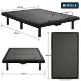Therapedic Motion Adjustable Double Bed Base with Wireless Remote
