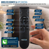 Therapedic Motion Adjustable Double Bed Base with Wireless Remote