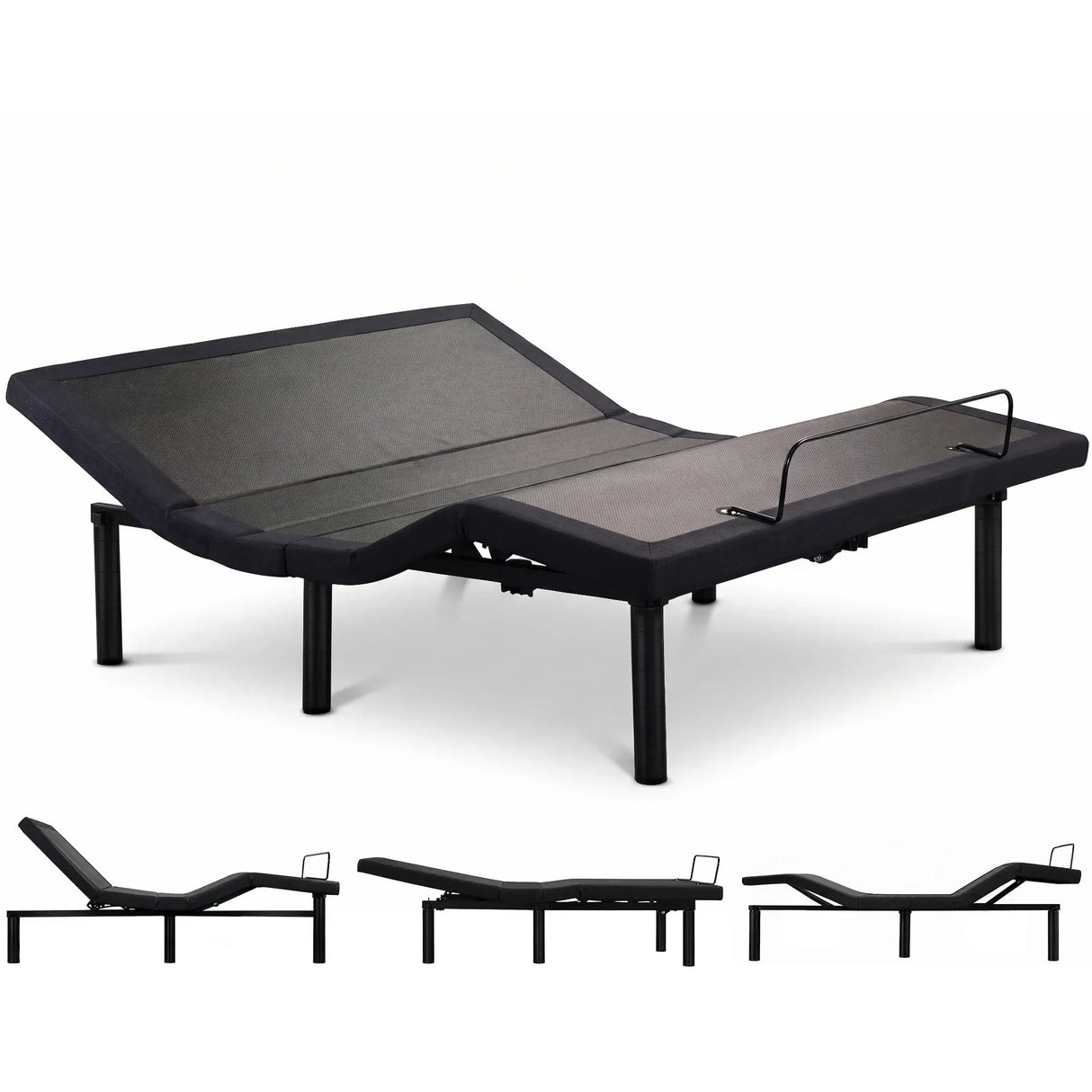 Therapedic Motion Adjustable Queen Bed Base with Wireless Remote