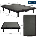 Therapedic Motion Adjustable Queen Bed Base with Wireless Remote
