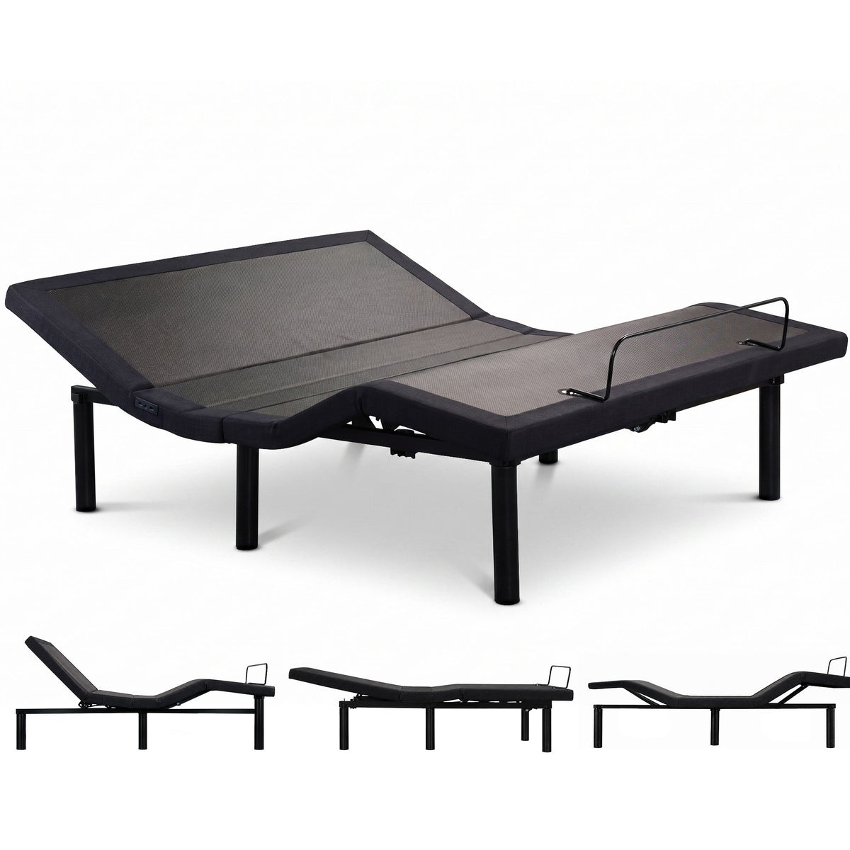 Therapedic Versa Electric Double Adjustable Bed Base Frame with Massage Dual Motor Zero Gravity & Wireless Remote