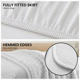 Laura Hill Single Electric Heated Underlay Blanket Fleecy Fabric with Timer