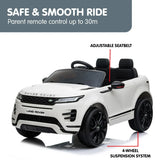 Kahuna Land Rover Licensed Kids Electric Ride On Car Remote Control - White