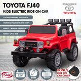 Kahuna Licensed Toyota FJ-40 Electric Kids Ride On Car by Kahuna - Red