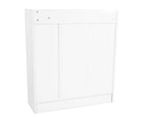 Sarantino 21 Pairs Shoe Cabinet Storage Organiser Shelf 2 Doors 80 x 30 x 90cm in White