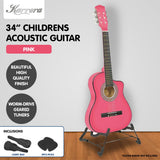 Karrera Childrens Acoustic Guitar Kids - Pink
