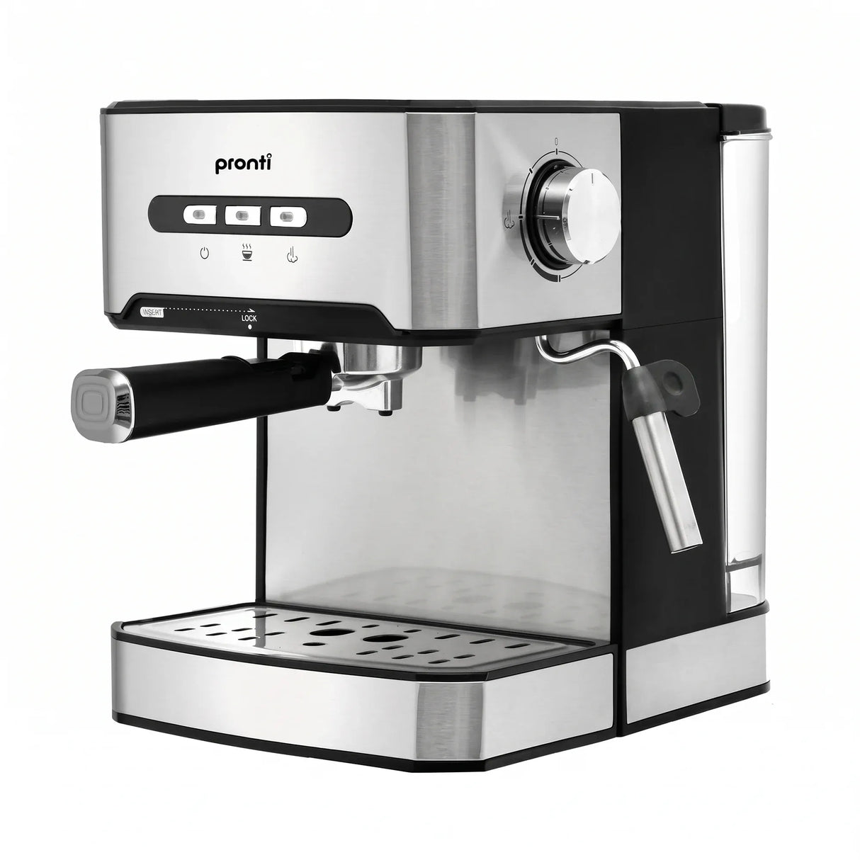Pronti 1.6L Automatic Coffee Espresso Machine with Steam Frother