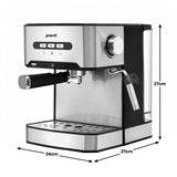 Pronti 1.6L Automatic Coffee Espresso Machine with Steam Frother