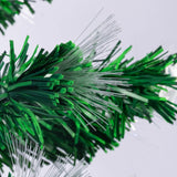 Christabelle 2.1m Pre-Lit Fibre Optic Artificial Christmas Tree with Multicolour Twinkling Star Lights