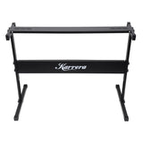 Karrera 61-Key Electronic Piano Keyboard with Stand - Portable Digital Music Instrument for Beginners Black