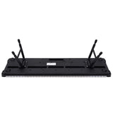 Karrera 61 Key Digital Piano Electronic Keyboard with Adjustable Folding Stand & Music Rest for Beginners Black