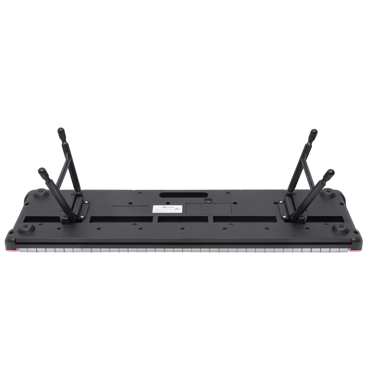 Karrera Pink 61-Key Electronic Digital Piano Keyboard with LED Screen Adjustable Folding Stand & Music Holder
