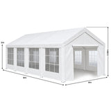 Wallaroo 4x8 Outdoor event marquee - White