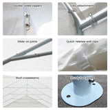 Wallaroo 6x6m Outdoor Event Marquee Gazebo Party Wedding Tent - White