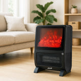 Pronti 2000W PTC Ceramic Electric Portable Space Heater with 3D Flame Effect, Remote Control, Timer & Air Filter