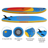 Kahuna Hana 10FT Inflatable Stand Up Paddle Board Set - Non-Slip iSUP Paddleboard with Backpack Paddle Pump Leash