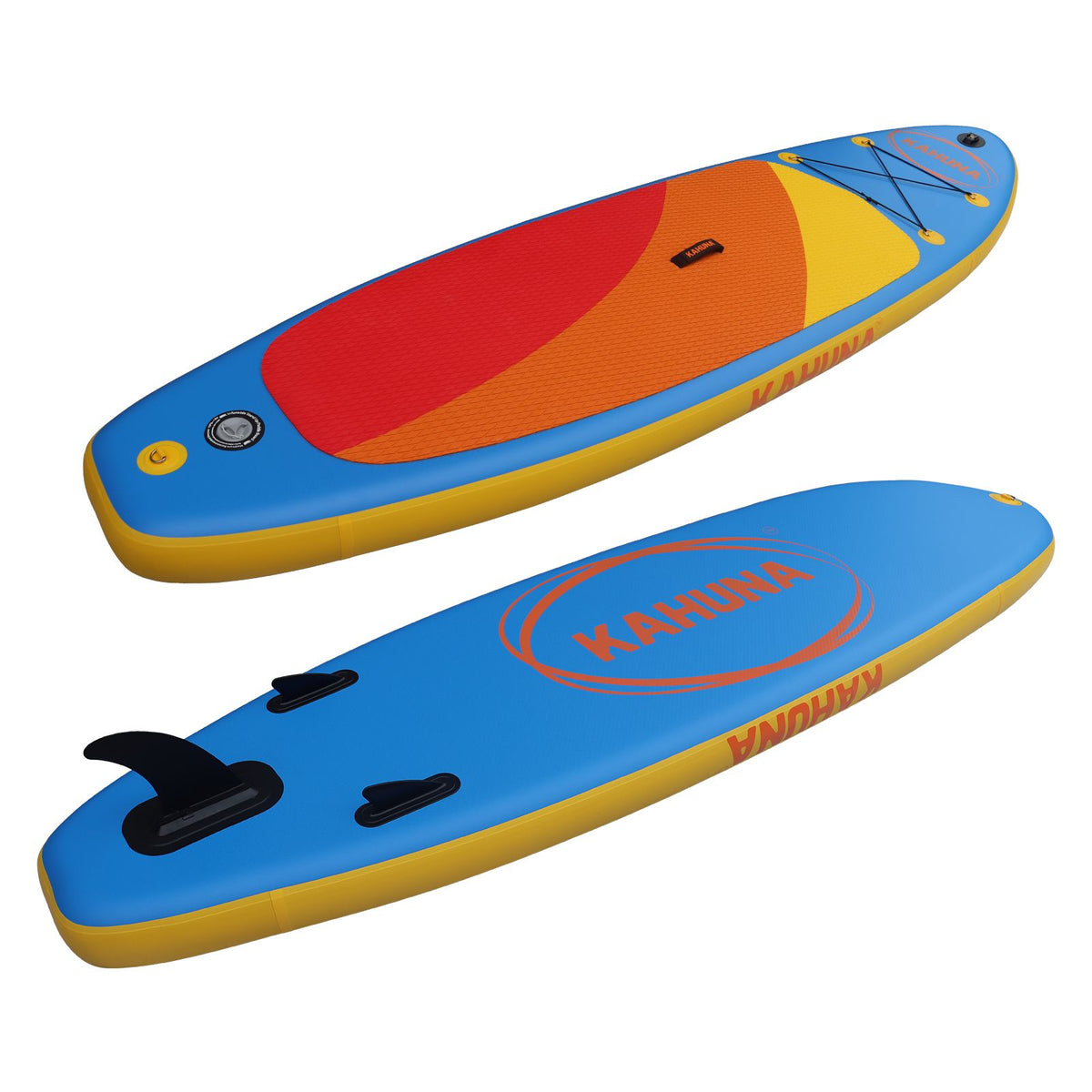 Kahuna Hana 10FT Inflatable Stand Up Paddle Board Set - Non-Slip iSUP Paddleboard with Backpack Paddle Pump Leash
